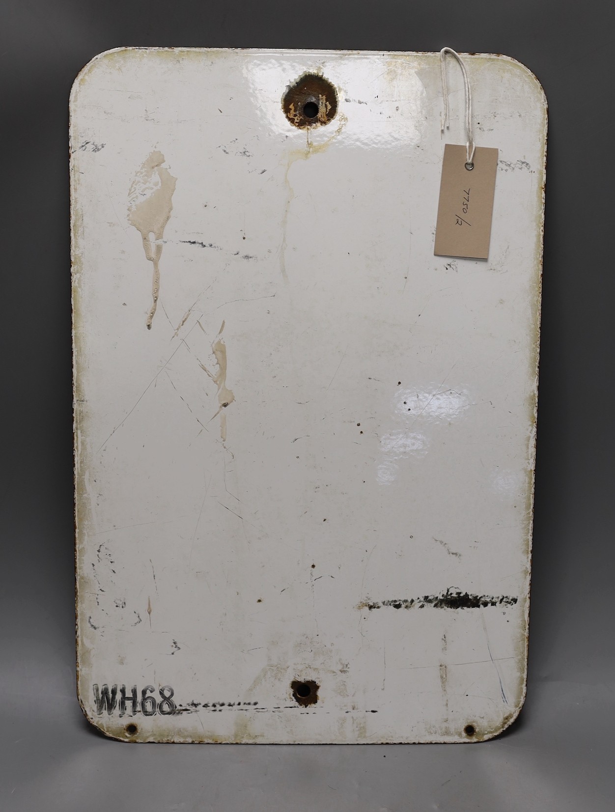 A U.S.A. enamel sign, No Parking, LA Traffic Dept.